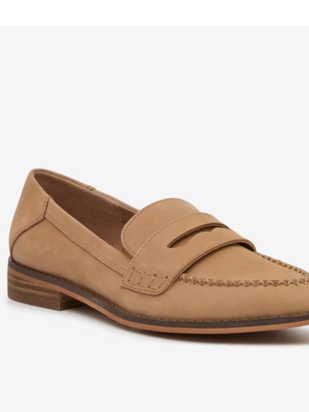 Lucky Brand Eryka Loafer Soft Tan Suede 10